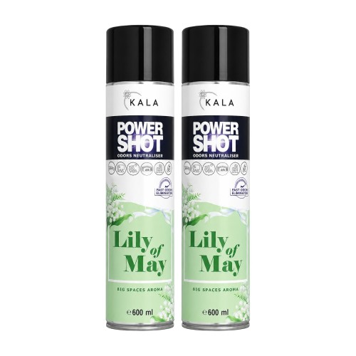 Kala Power Shot Lily of May – neutralizator zapachów – 2 × 600 ml