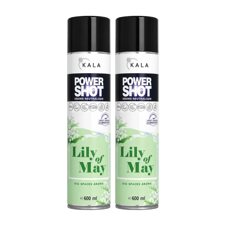 Kala Power Shot Lily of May – neutralizator zapachów – 2 × 600 ml