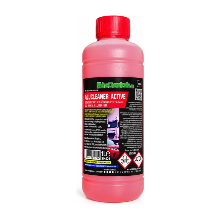 ShineChemicals AluCleaner Active – koncentrat do mycia aluminium – 1 l