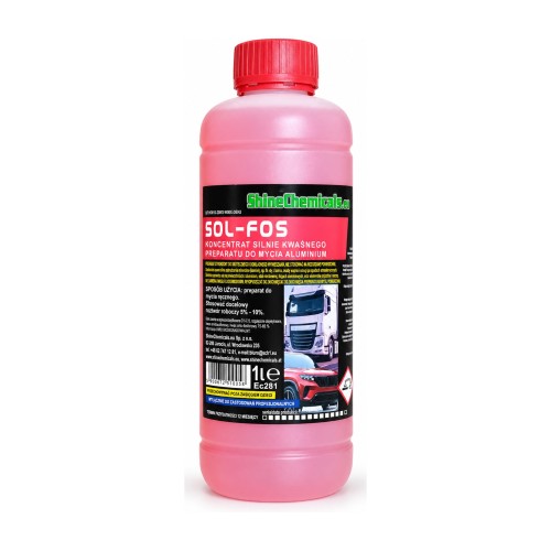ShineChemicals Sol-Fos – koncentrat do mycia aluminium – 1 l