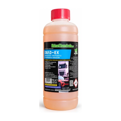 ShineChemicals Owad-Ex – koncentrat do usuwania owadów z samochodu – 1 l