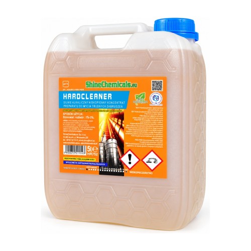 ShineChemicals HardCleaner – koncentrat do usuwania tłuszczu i przypaleń – 5 l
