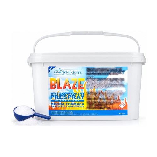 Solution World of Clean Blaze – prespray do prania tapicerki i dywanów – 10 kg