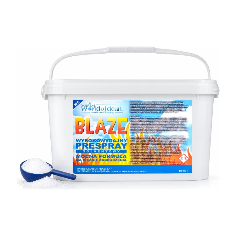 Solution World of Clean Blaze – prespray do prania tapicerki i dywanów – 10 kg