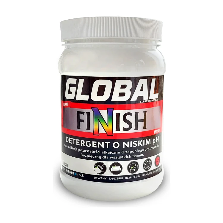 Global Finish B110 – proszek do płukania dywanów i tapicerki – 1 kg