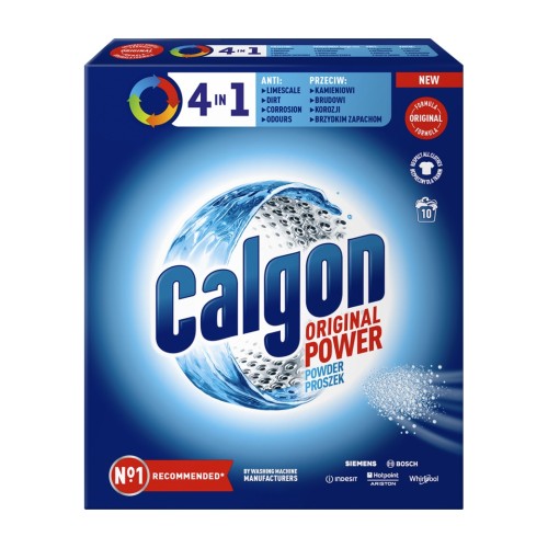 Calgon Original Power 4w1 – proszek do pralki zmiękczający wodę – 500 g