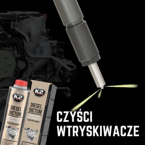 Środek do czyszczenia wtryskiwaczy K2 Diesel Dictum – 500 ml – zdjęcie 2