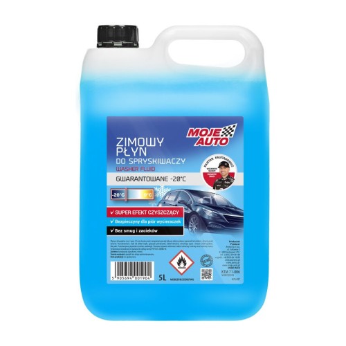 Zimowy płyn do spryskiwaczy Moje Auto -20°C – 5 l