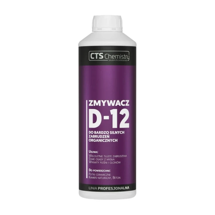 CTS Chemistry D-12 – zmywacz do kamienia i zabrudzeń organicznych – 1 l