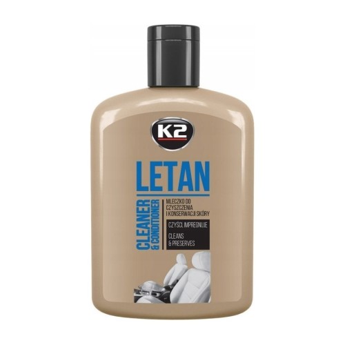 K2 Letan Cleaner & Conditioner – mleczko do czyszczenia i konserwacji skóry – 250 ml