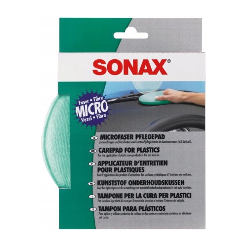 Gąbka do plastików SONAX z mikrofibrą 1 szt.