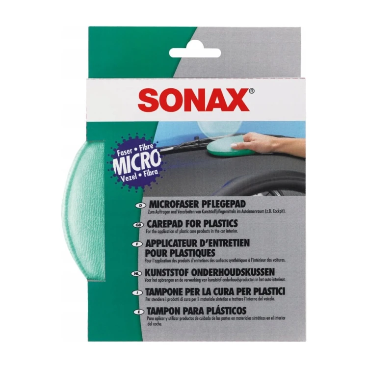 Gąbka do plastików SONAX z mikrofibrą 1 szt.