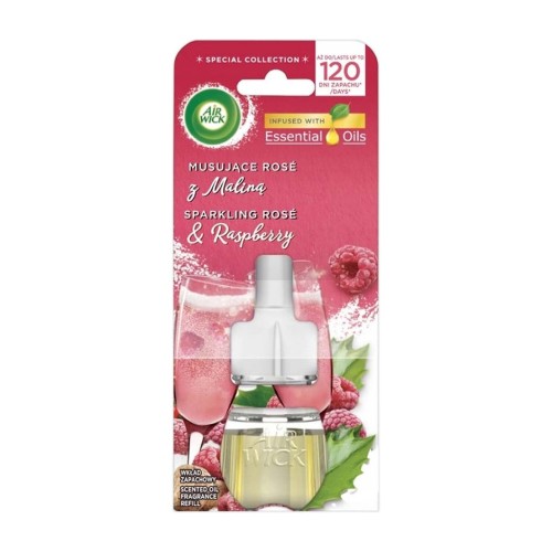 Air Wick Musujące Rosé z maliną – wkład do elektrycznego odświeżacza – 19 ml
