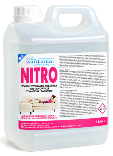 Solution World of Clean Nitro, prespray do prania tapicerki i dywanów – 2 l