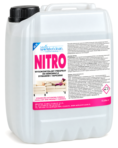 Solution World of Clean Nitro, prespray do prania tapicerki i dywanów – 5 l