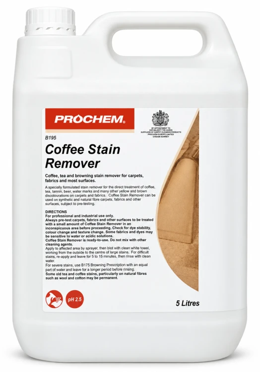 Prochem Coffee Stain Remover B195 – odplamiacz do kawy i herbaty – 5 l