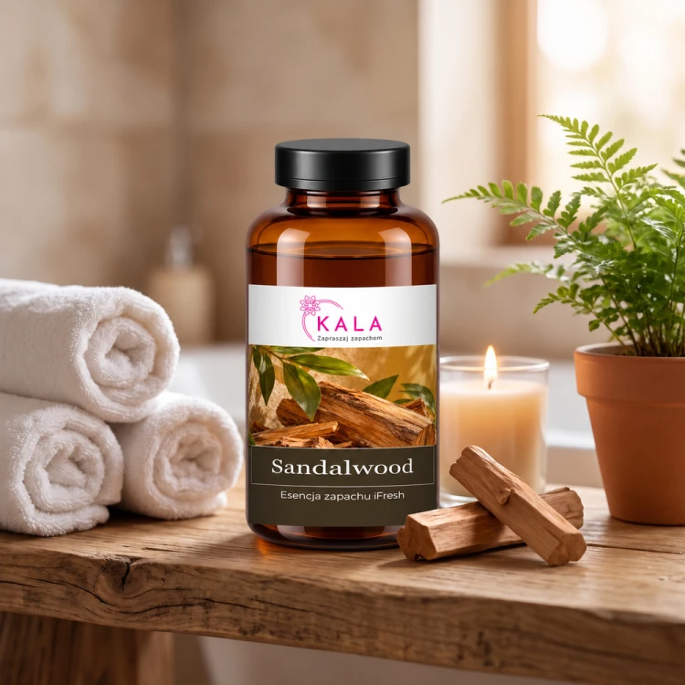 Olejek zapachowy Kala iFresh Sandalwood w strefie SPA