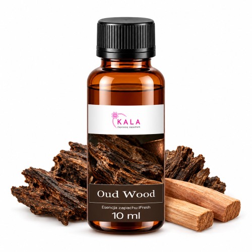 Olejek zapachowy Kala iFresh Oud Wood 10 ml – butelka i nuty zapachu