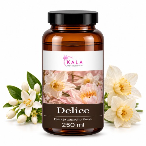 Olejek zapachowy Kala iFresh Delice 250 ml – butelka i nuty zapachu