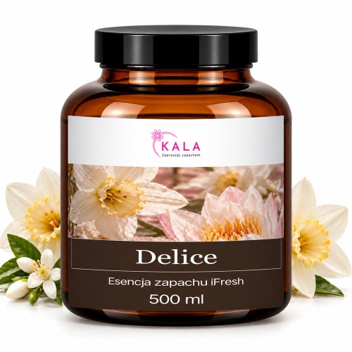 Olejek zapachowy Kala iFresh Delice 500 ml – butelka i nuty zapachu