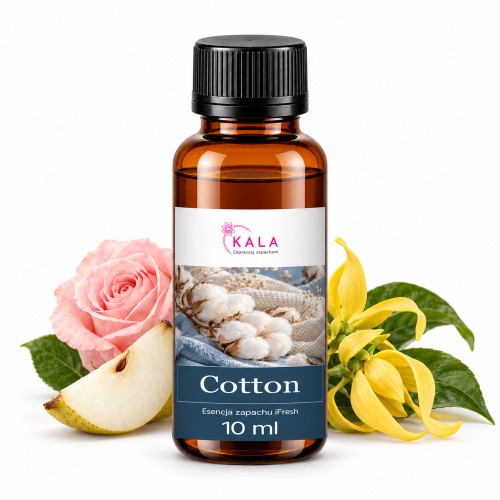 Olejek zapachowy Kala iFresh Cotton 10 ml – butelka i nuty zapachu