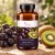 Olejek zapachowy Kala iFresh Black Grapes and Kiwi – butelka i nuty zapachu z bliska