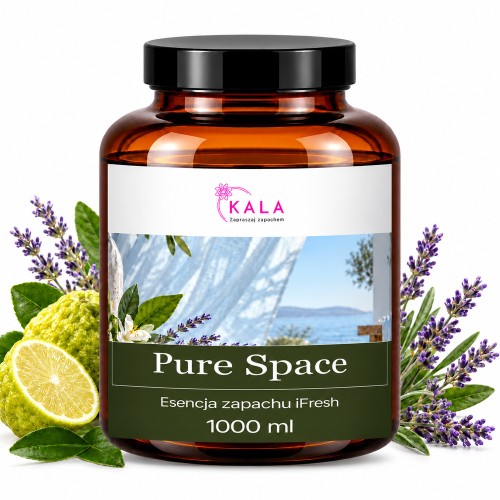 Olejek zapachowy Kala iFresh Pure Space 1000 ml – butelka i nuty zapachu