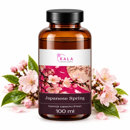 Olejek zapachowy Kala iFresh Japanese Spring 100 ml – butelka i nuty zapachu