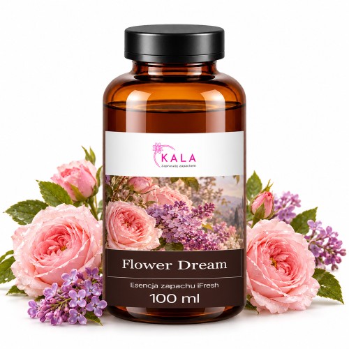 Olejek zapachowy Kala iFresh Flower Dream 100 ml – butelka i nuty zapachu
