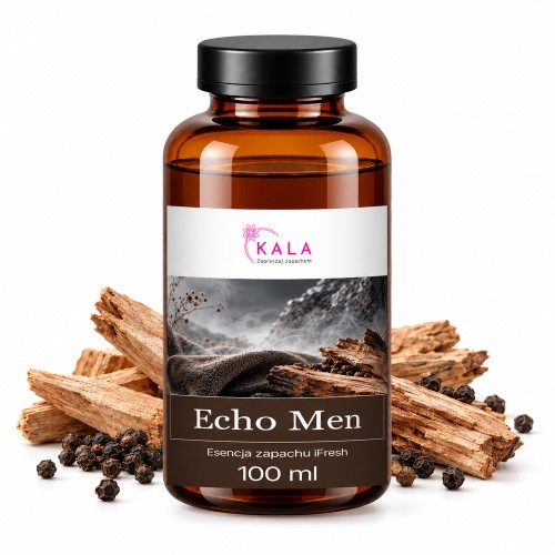 Olejek zapachowy Kala iFresh Echo Men 100 ml – butelka i nuty zapachu