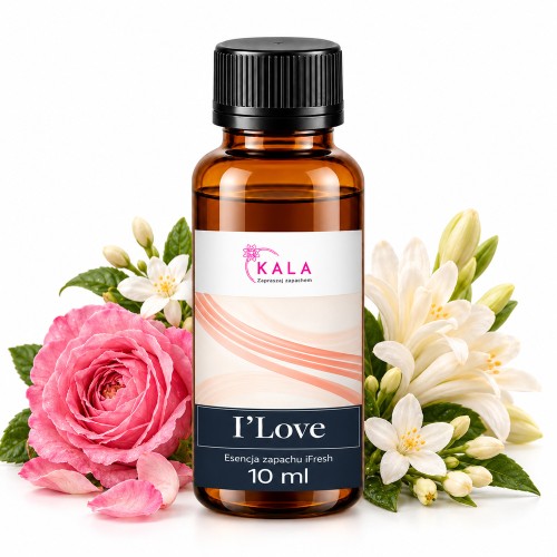 Olejek zapachowy Kala iFresh I'Love 10 ml – butelka i nuty zapachu