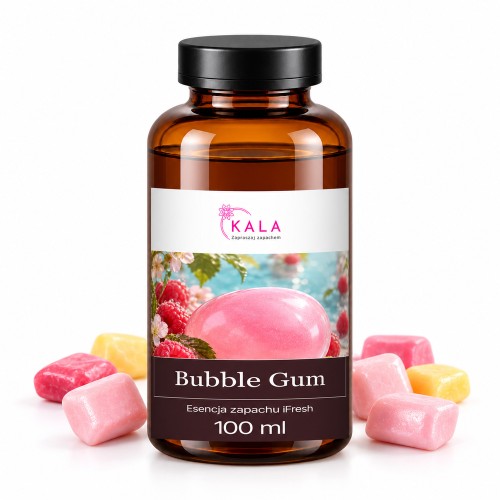 Olejek zapachowy Kala iFresh Bubble Gum 100 ml – butelka i nuty zapachu