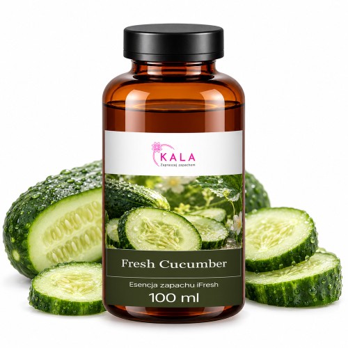 Olejek zapachowy Kala iFresh Fresh Cucumber 100 ml – butelka i nuty zapachu