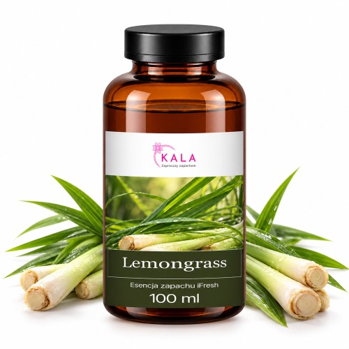 Olejek zapachowy Kala iFresh Lemongrass 100 ml – butelka i nuty zapachu