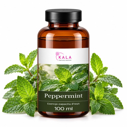Olejek zapachowy Kala iFresh Peppermint 100 ml – butelka i nuty zapachu