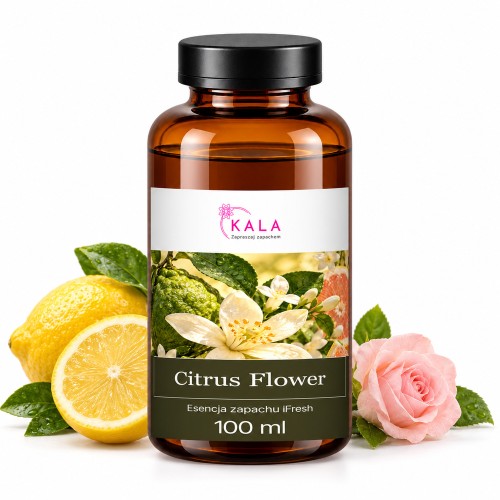 Olejek zapachowy Kala iFresh Citrus Flower 100 ml – butelka i nuty zapachu