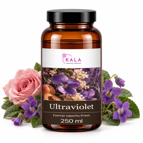 Olejek zapachowy Kala iFresh Ultraviolet 250 ml – butelka i nuty zapachu