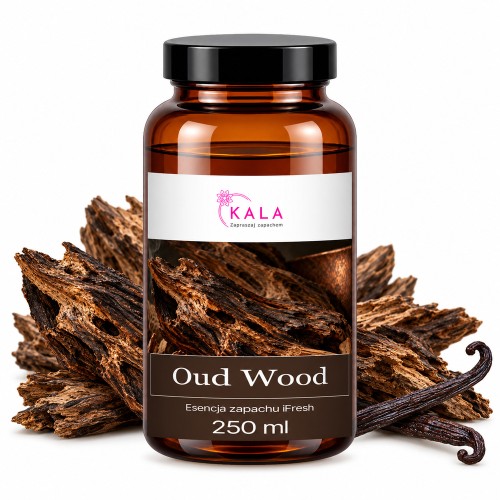 Olejek zapachowy Kala iFresh Oud Wood 250 ml – butelka i nuty zapachu