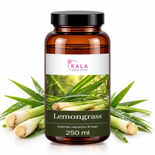 Olejek zapachowy Kala iFresh Lemongrass 250 ml – butelka i nuty zapachu