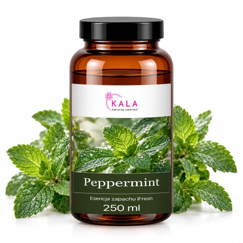 Olejek zapachowy Kala iFresh Peppermint 250 ml – butelka i nuty zapachu