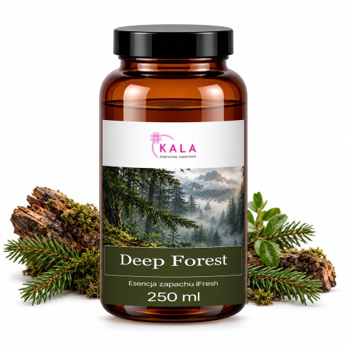 Olejek zapachowy Kala iFresh Deep Forest 250 ml – butelka i nuty zapachu