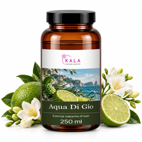 Olejek zapachowy Kala iFresh Aqua di Gio 250 ml – butelka i nuty zapachu