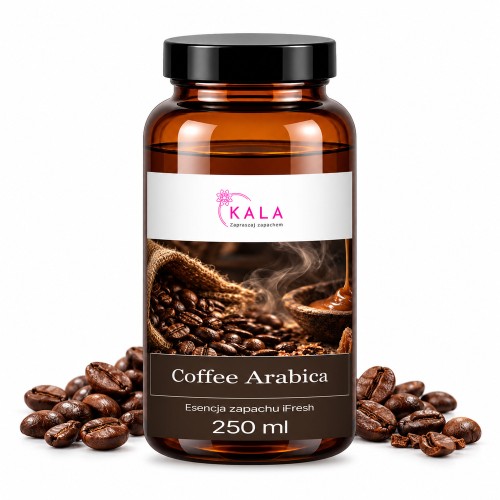 Olejek zapachowy Kala iFresh Coffee Arabica 250 ml – butelka i nuty zapachu