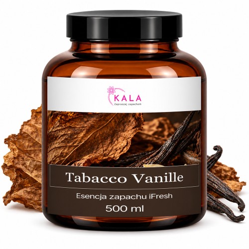 Olejek zapachowy Kala iFresh Tabacco Vanille 500 ml – butelka i nuty zapachu
