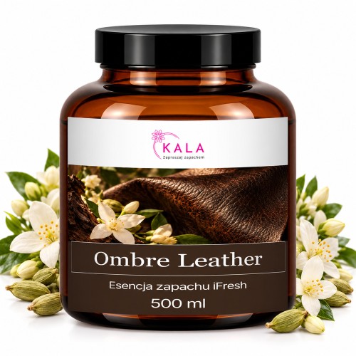 Olejek zapachowy Kala iFresh Ombre Leather 500 ml – butelka i nuty zapachu