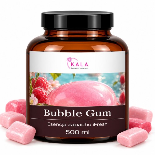 Olejek zapachowy Kala iFresh Bubble Gum 500 ml – butelka i nuty zapachu