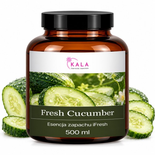 Olejek zapachowy Kala iFresh Fresh Cucumber 500 ml – butelka i nuty zapachu