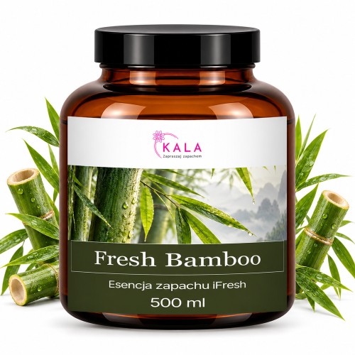 Olejek zapachowy Kala iFresh Fresh Bamboo 500 ml – butelka i nuty zapachu
