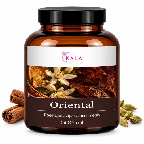 Olejek zapachowy Kala iFresh Oriental 500 ml – butelka i nuty zapachu