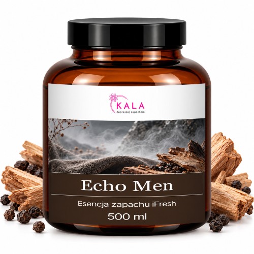 Olejek zapachowy Kala iFresh Echo Men 500 ml – butelka i nuty zapachu